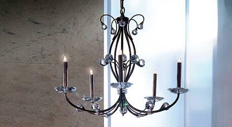 Antiek ogende REMITA kroonluchter, 60 cm