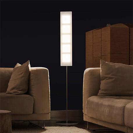 Made in Germany - OMLED One f5 lampada da terra bianca