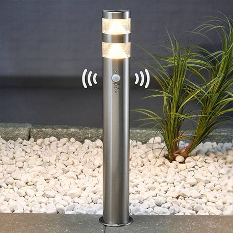 Borne lumineuse en acier inoxydable Lanea