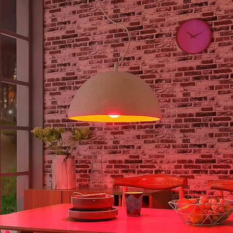 Lindby Smart Beton Pendelleuchte Carolle