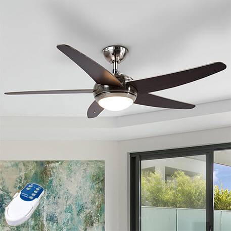 Plafondventilator Anneka, verlicht