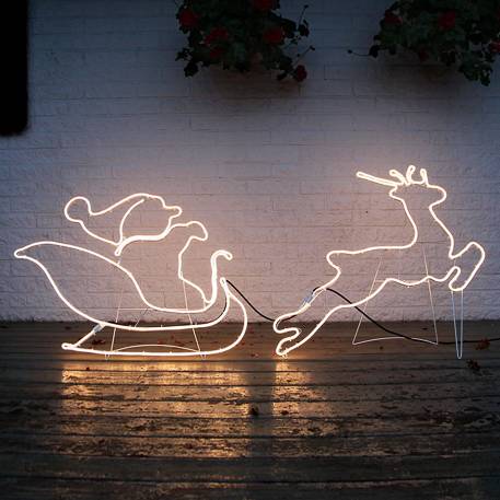 NeoLED външна декорация Дядо Коледа с шейна от Best Season