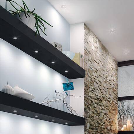 Kleine, lampă LED mobilier încas AR35-LED rotundă