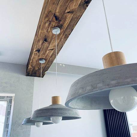 Hängeleuchte Cona aus Beton, Ø 40 cm