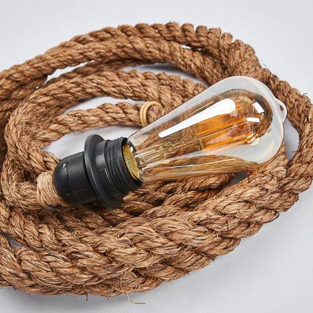 Závesné svietidlo Mila dew so zástrčkou a vypínačom