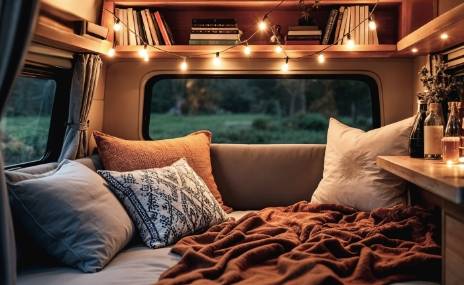 Kuscheliges Campereinrichtung