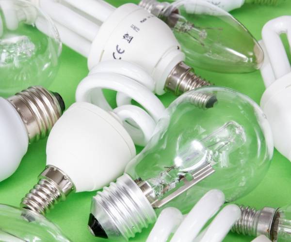 Správná likvidace zdrojů světla