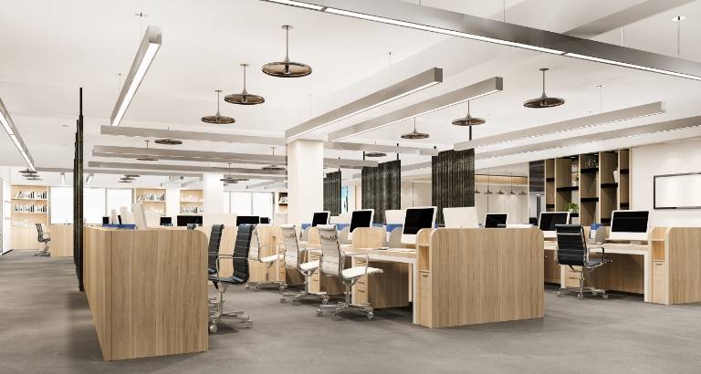 Osvetlenie kancelárie