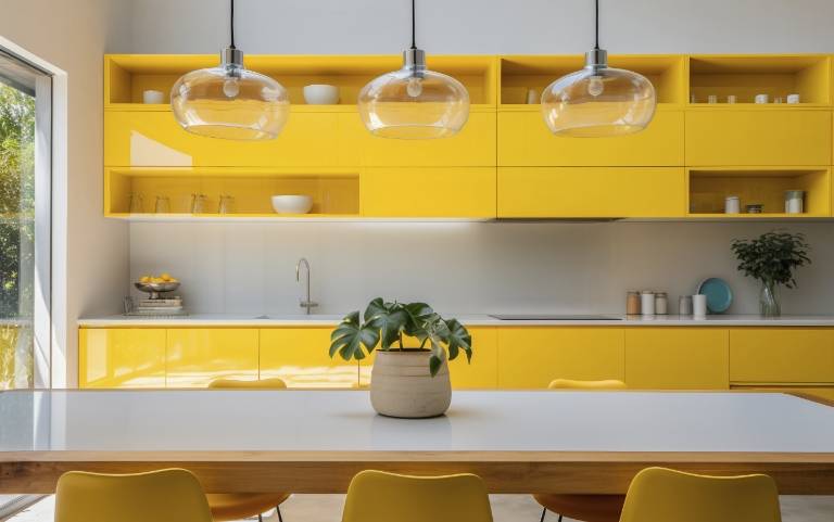 Žltá kuchyňa