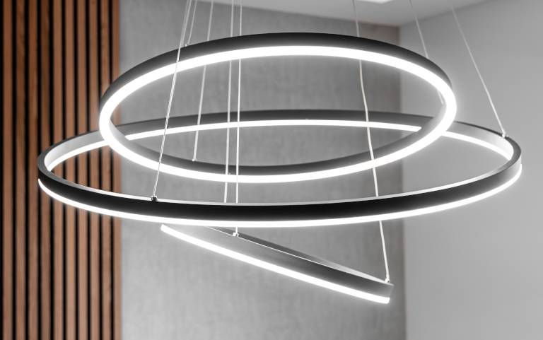 Detalle del colgante de salón Orexes