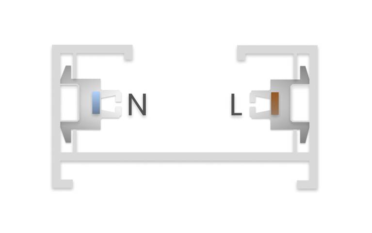 1-Phasen-Schienensytem