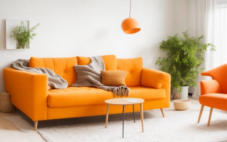 Oranžový nábytok