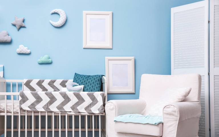 Illuminazione della stanza dei bambini Colore delle pareti