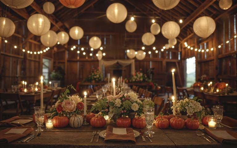 Vestuvės rudenį ir žiemą