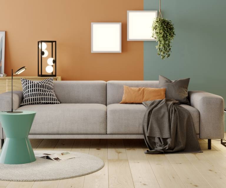 Dzīvojamās istabas pareizs apgaismojums