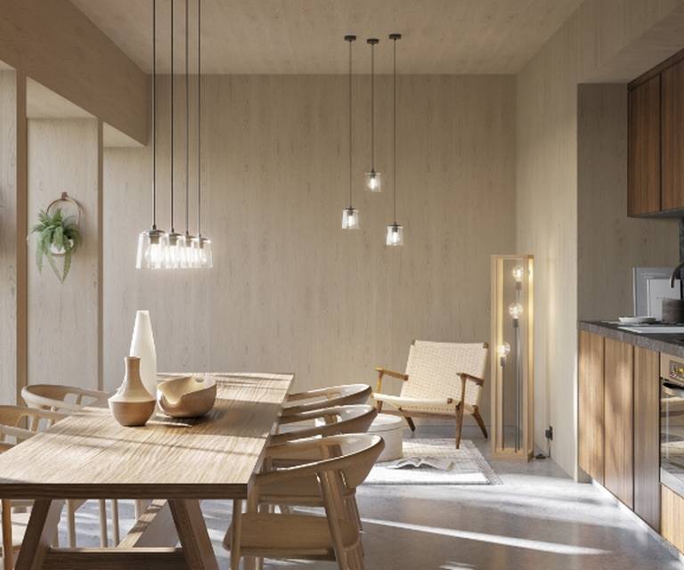 Osvětlení jídelny