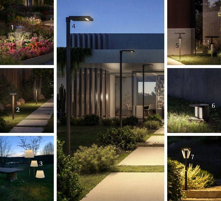 Wege- und Sockelleuchten