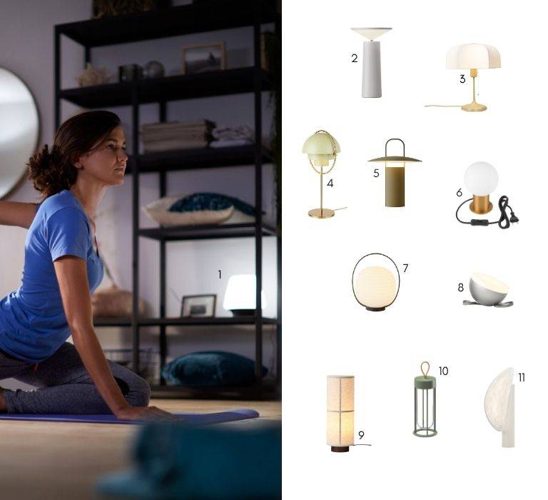 Sanfte Akzente mit Tischleuchten