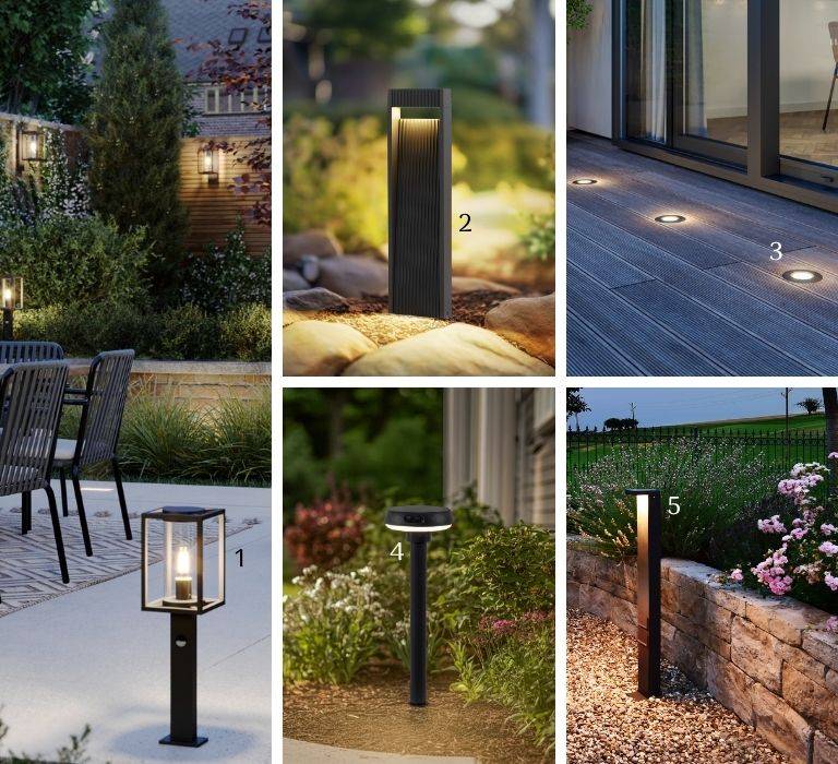 Warmes Flair mit Wege-, Sockel- und Bodeneinbauleuchten