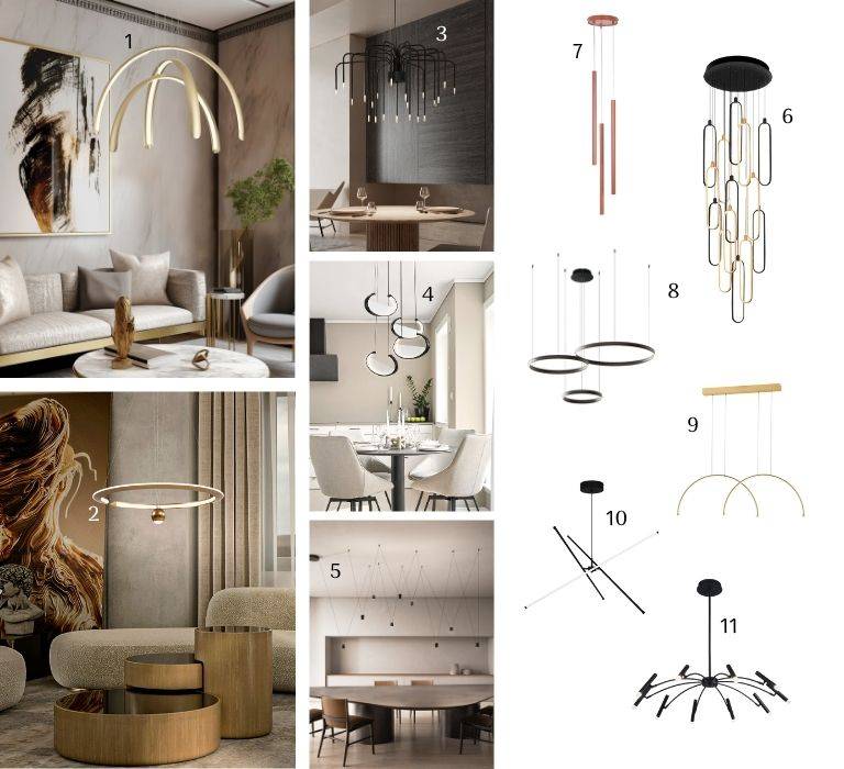 Pendelleuchten puristisch & extravagant