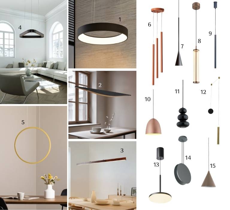 Висящи лампи: плаваща яснота