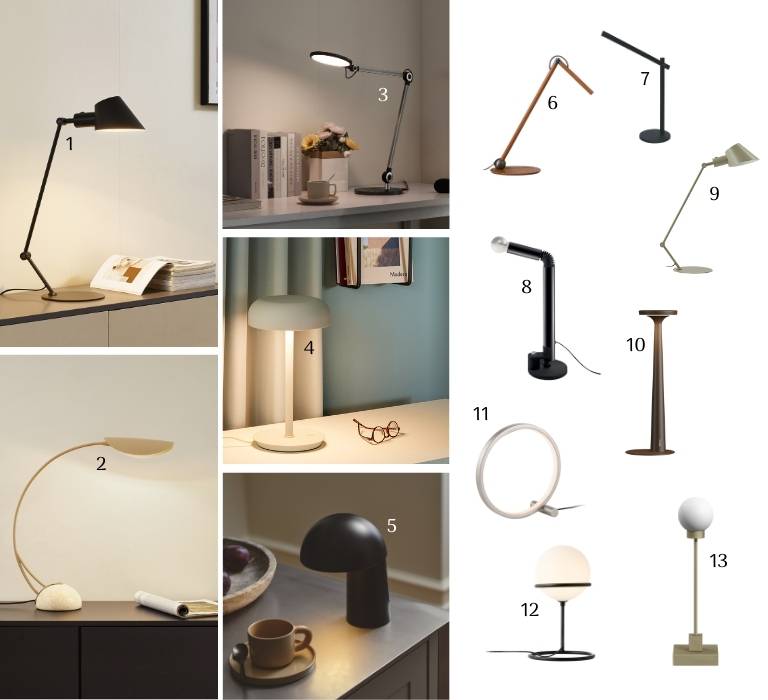Настолни лампи: малки предмети с голямо присъствие