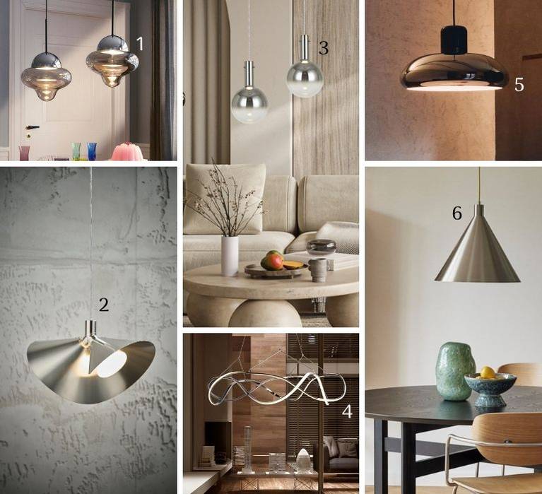 Pendant lights - weightlessly shiny
