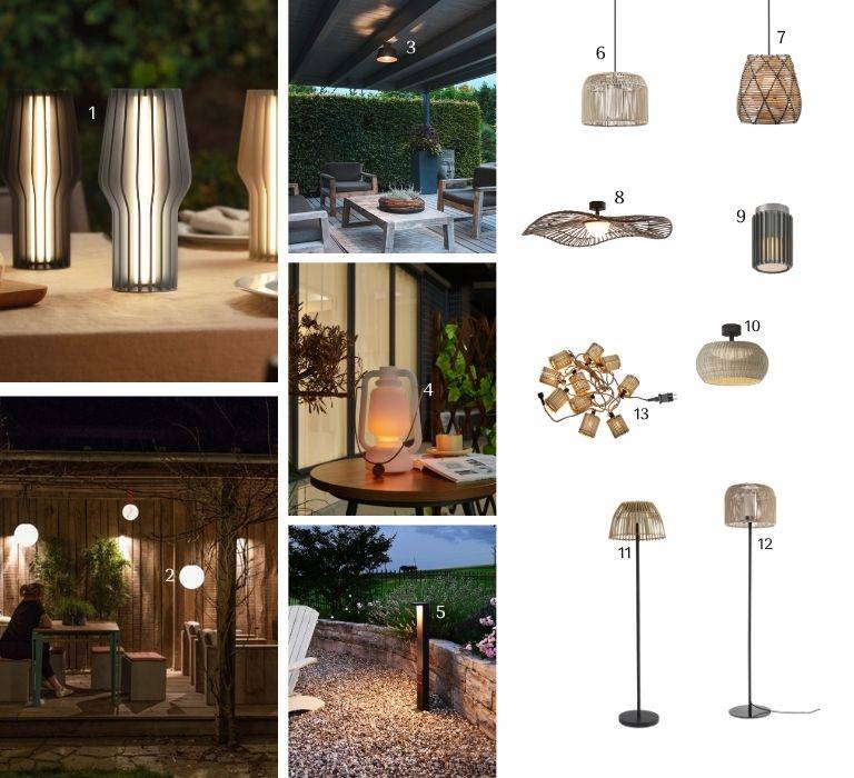 Terrassenlampen eröffnen die Freiluftsaison