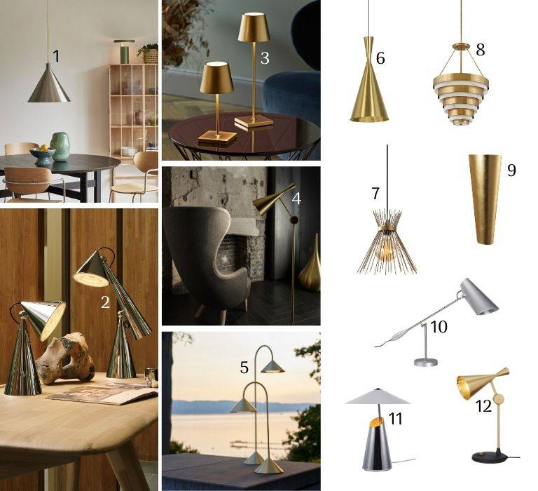 Metallic Cones – Licht trifft Glamour