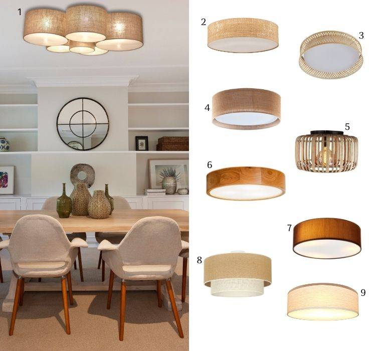 Deckenleuchten: Natürliche Harmonie für das ganze Zuhause