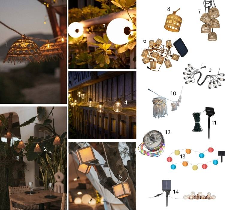 Cosy Balcony: Lichterketten als Sommerklassiker