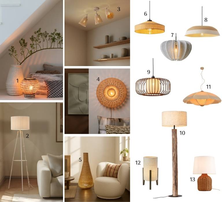 Cosyness durch taktile Materialien und organische Formen