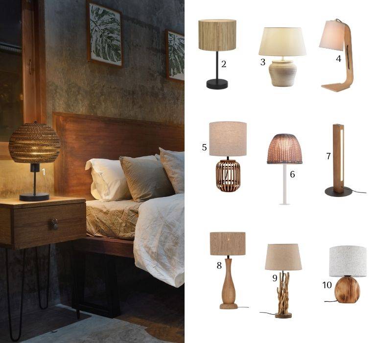 Tischlampen: Gemütliches Flair aus natürlichen Materialien