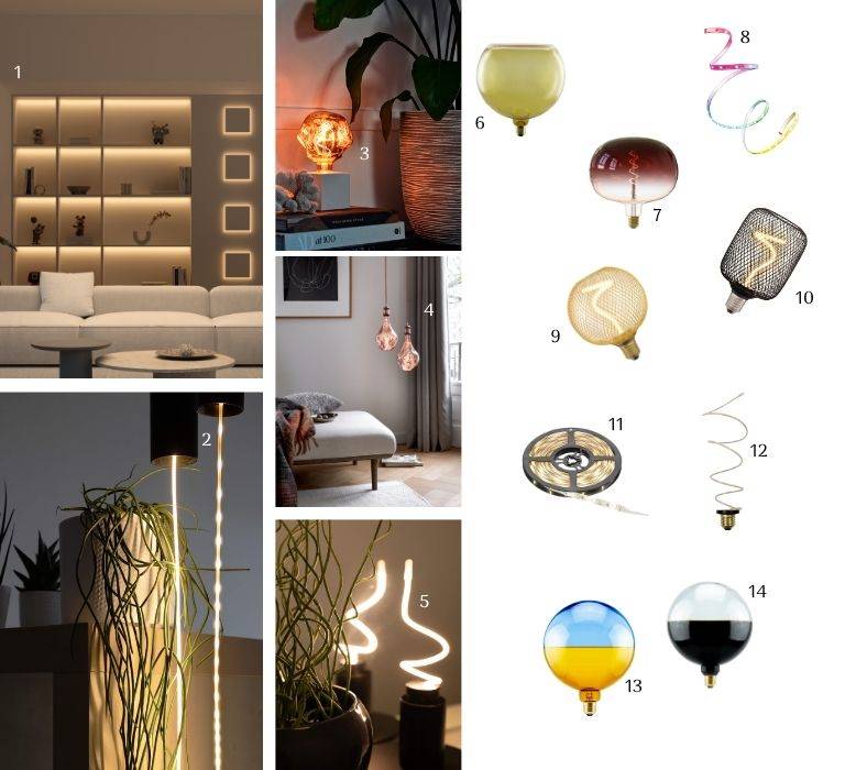 Leuchtmittel und Stripes für Cosy-Flair?