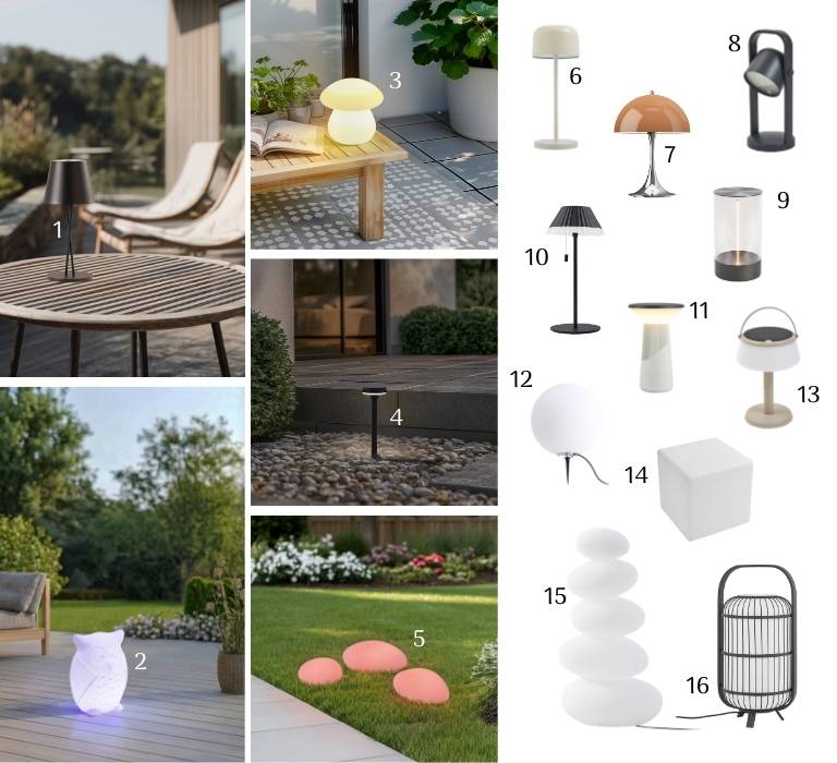 Dekoleuchten für Balkon, Terrasse und Garten