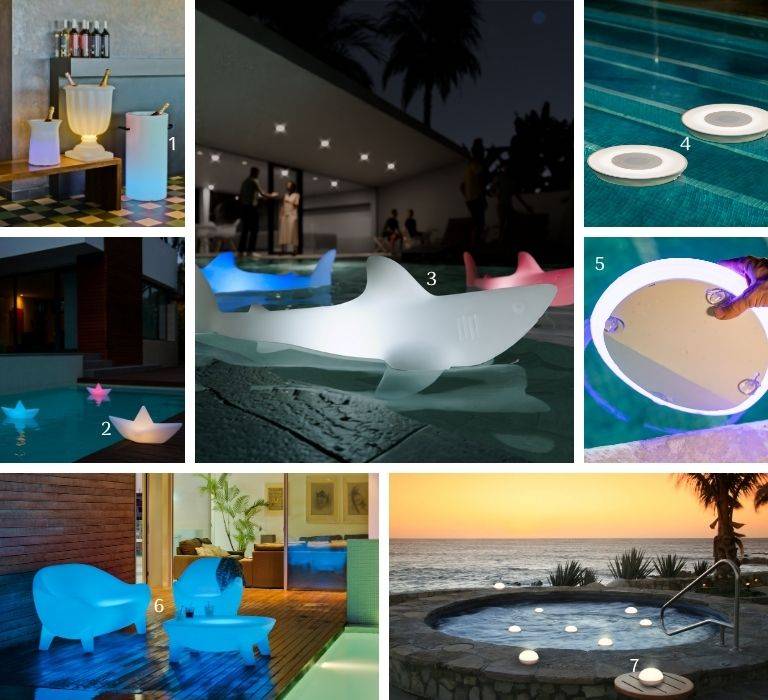 Lichtideen rund ums kühle Nass