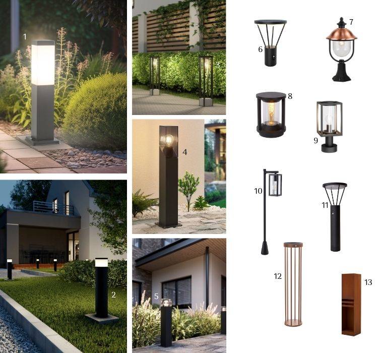 Wege- und Sockelleuchten