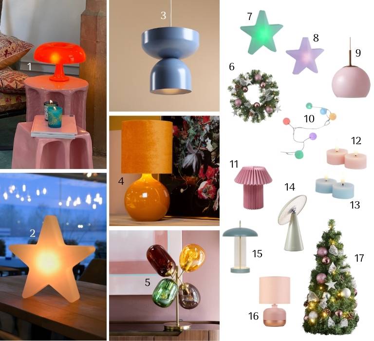 Gute-Laune-Vibes mit Weihnachten im Dopamin-Decor