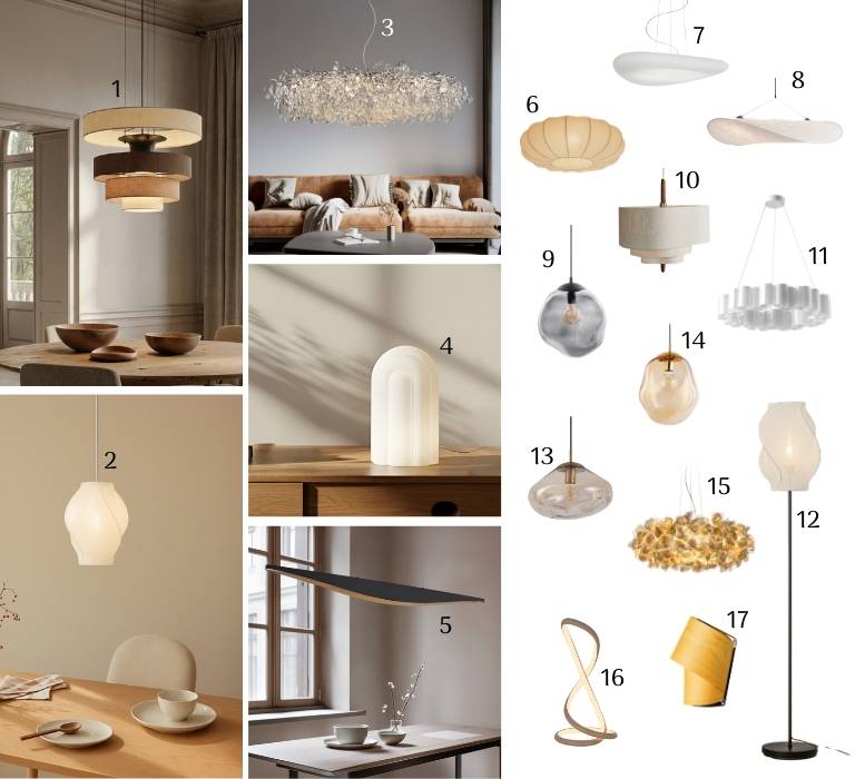 Sanfte Silhouetten: Organische Formen im Spiel mit Licht