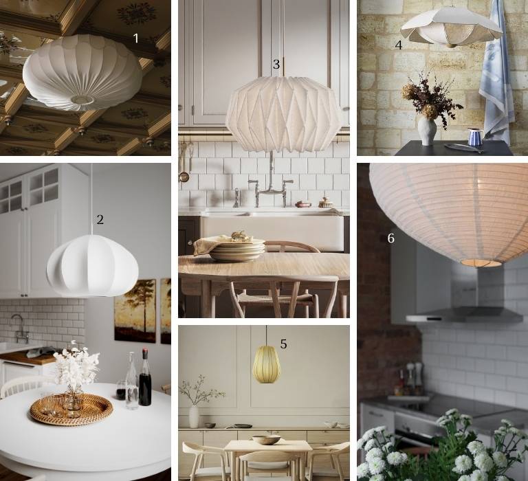 Weiche Formen für den lebendigen Mittelpunkt in der Küche