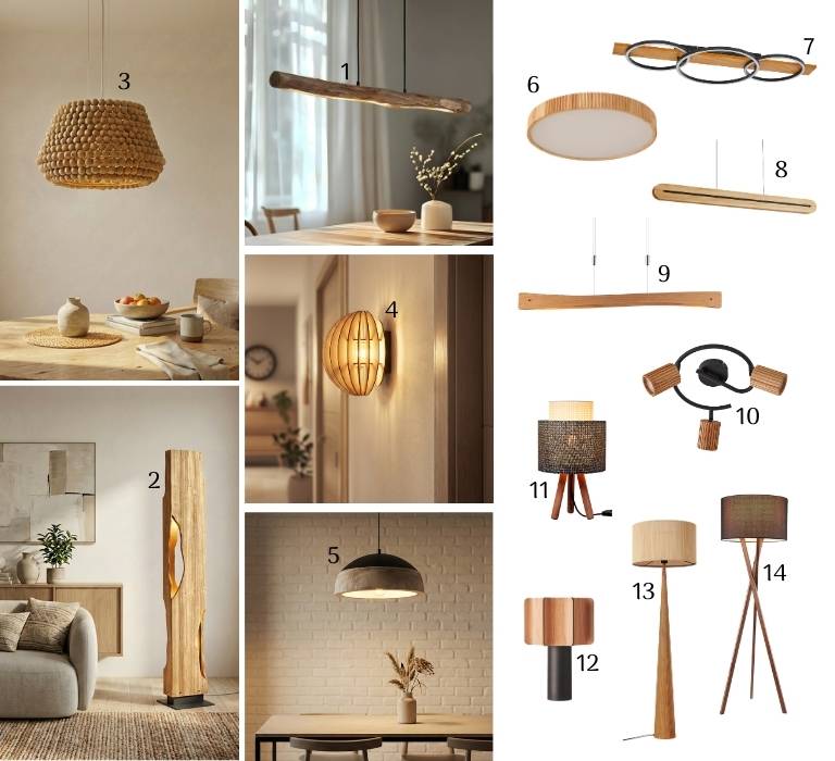 Natur pur: Holzleuchten in all ihren Facetten