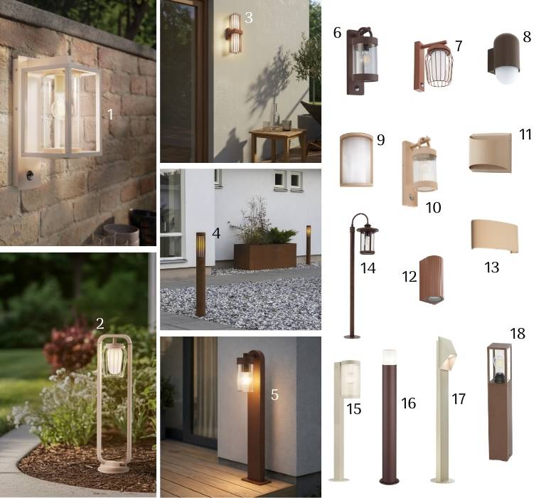 Funktional und atmosphärisch: Natürliche Nuancen von Sand bis Dunkelbraun