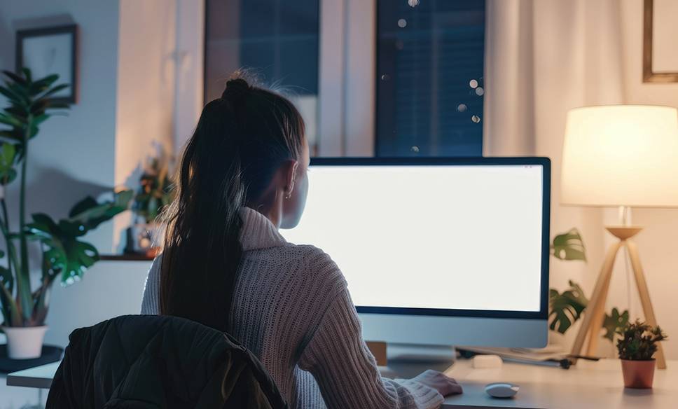 Im Home-Office arbeiten