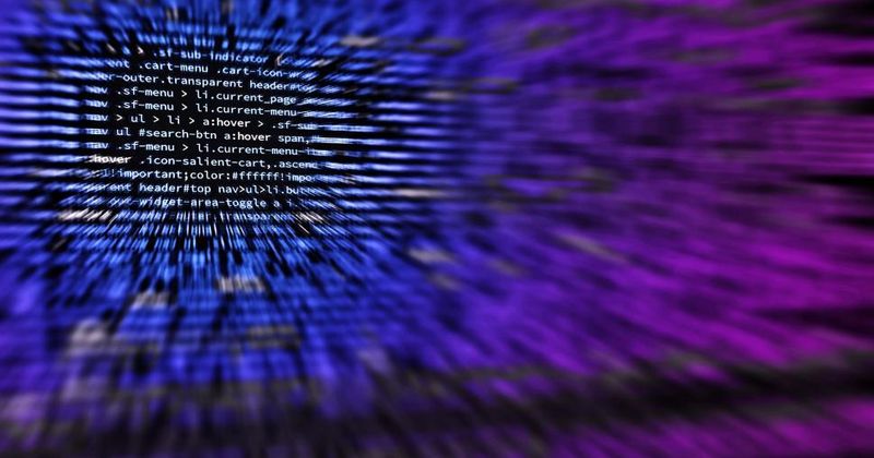 Programming codes representing AI and machine learning