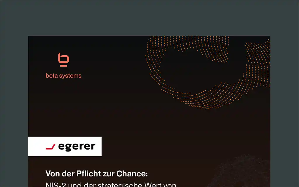 Whitepaper Titelbild: NIS-2 und der strategische Wert von Identity & Access Management