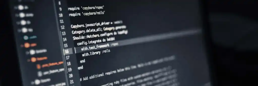 Computer monitor with code