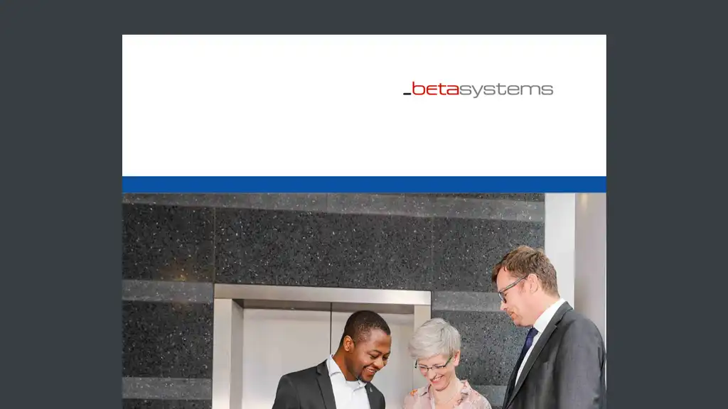 Beta Systems Whitepaper Sicherheit & Transparenz in der IT-Produktion Cover DE