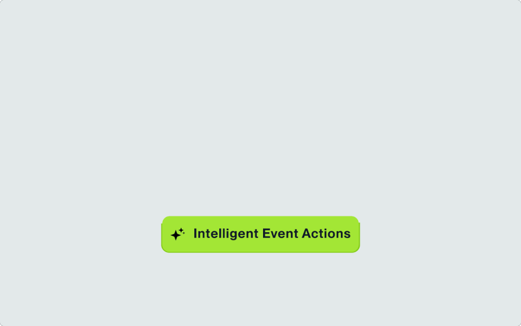 Intelligent Event Actions