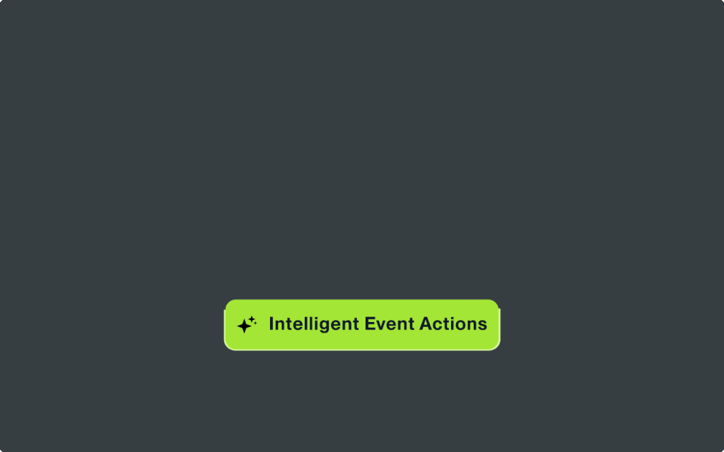 Intelligent Event Actions