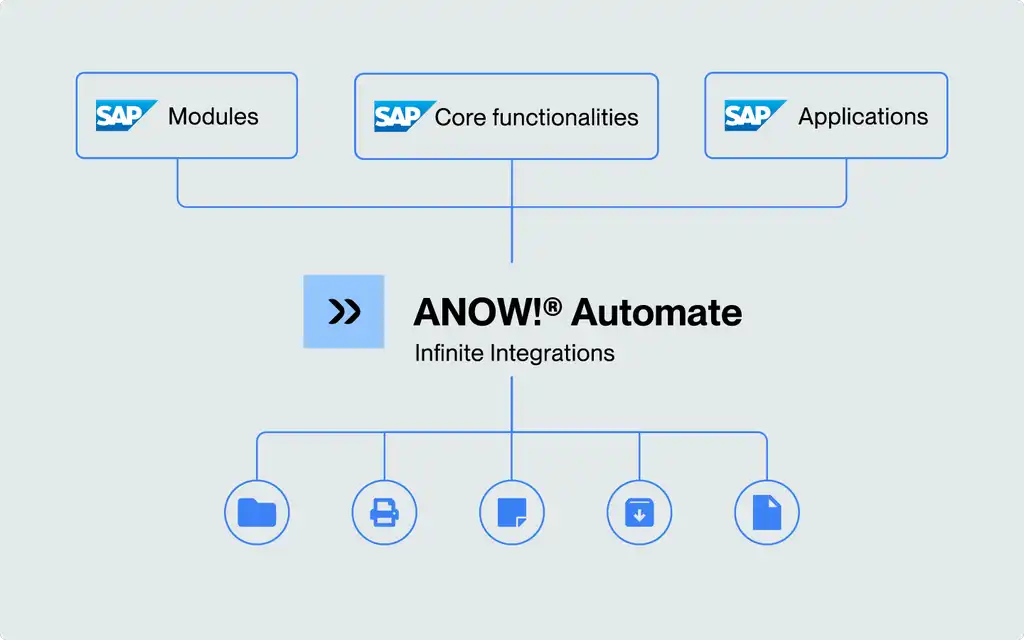 Native support for SAP web service and BAPI calls, enabling direct access to core SAP functionalities.